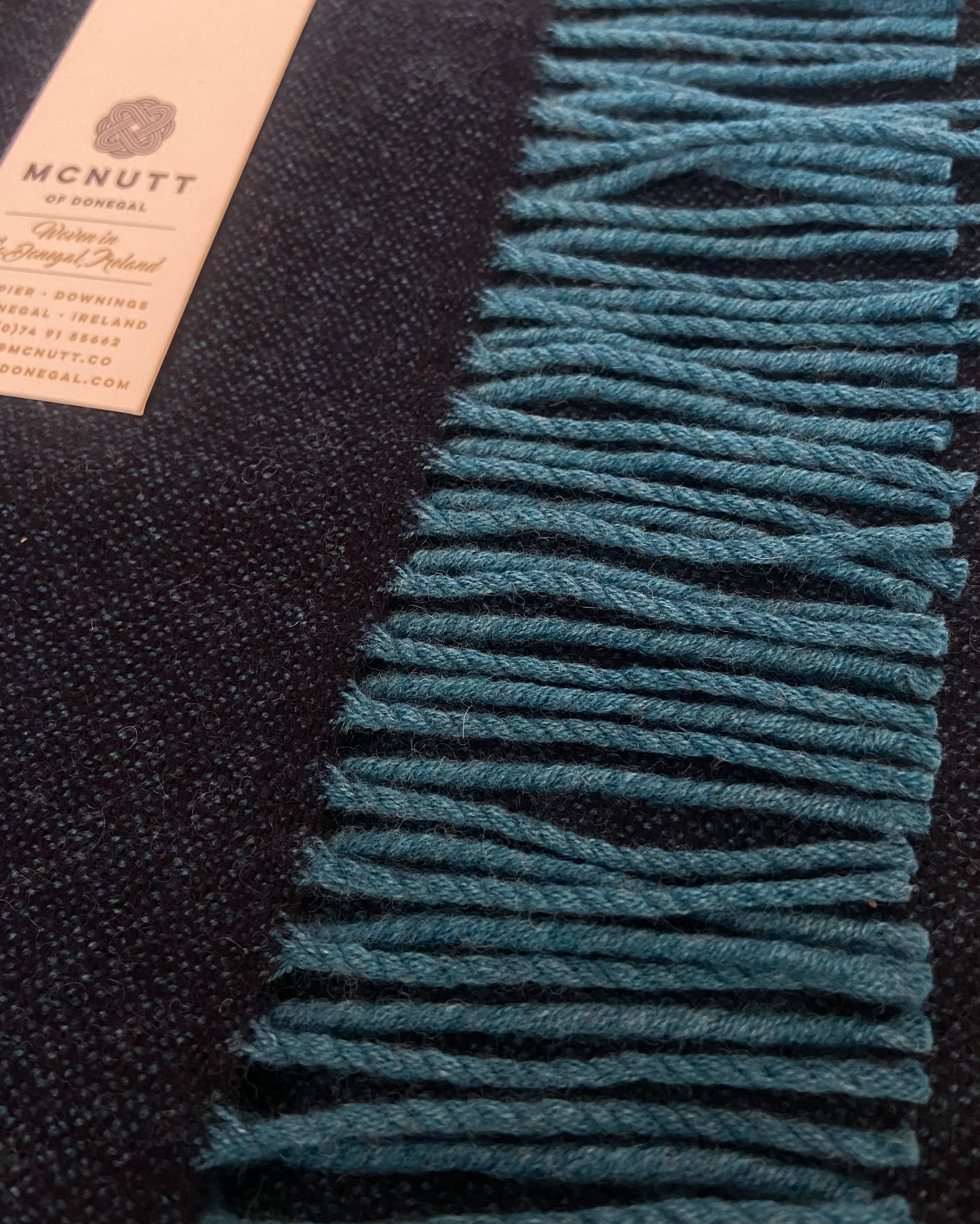 Wollen Sjaal | McNutt | Donkerblauw