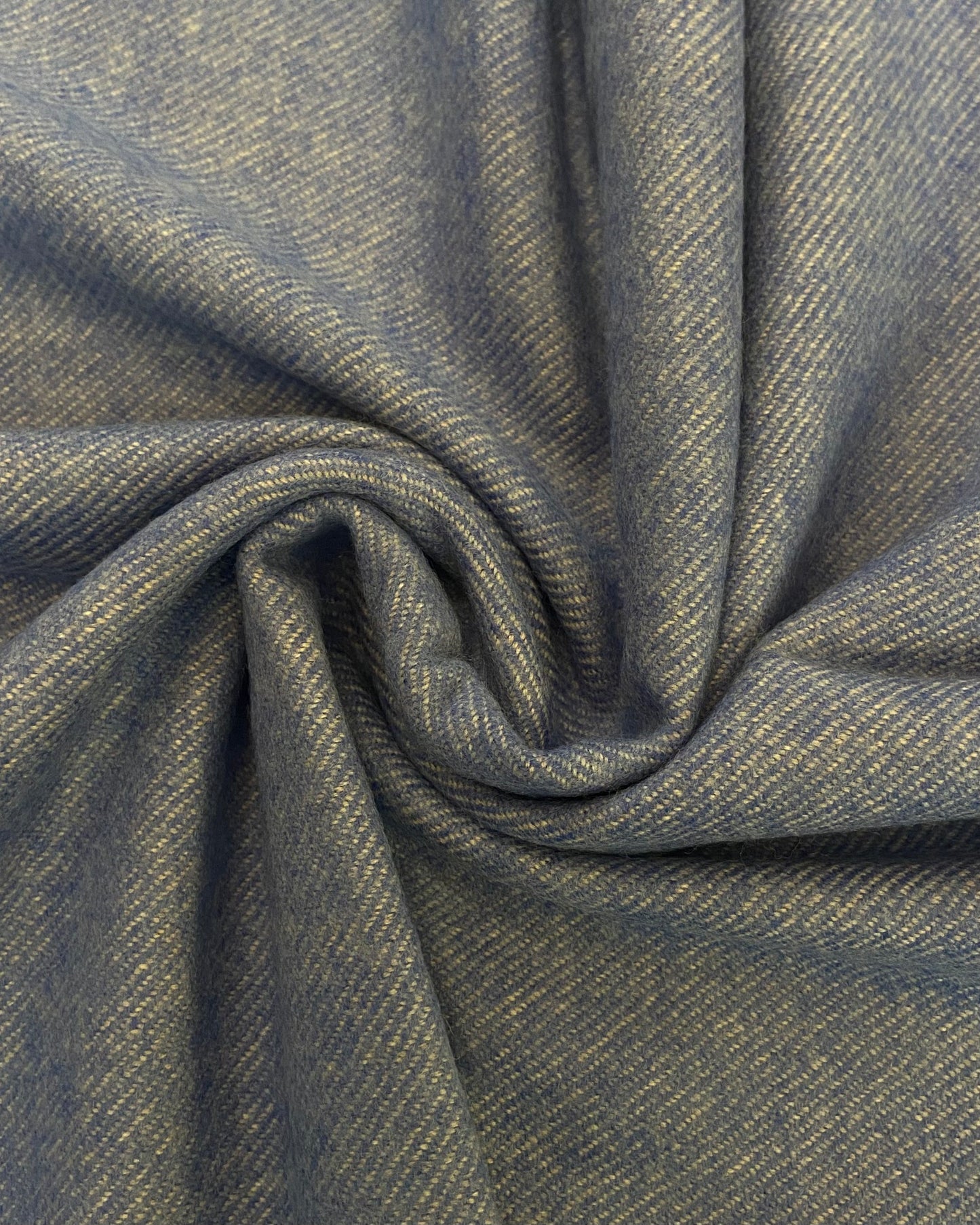 Wollen Sjaal | John Hanly | Blauw