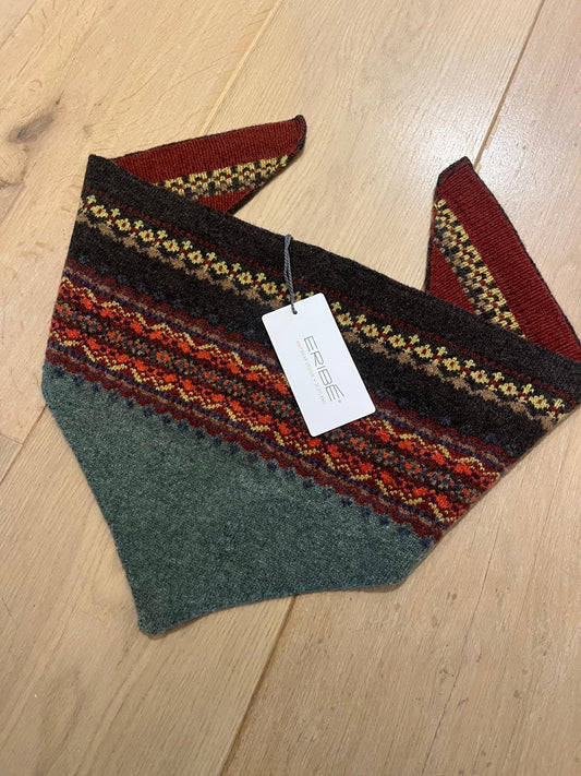 Eribé Alpine Fair Isle Driehoek Sjaal | Braemar-Oakley - Eribé Knitwear-Accessoires