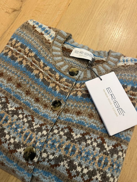 Eribé Kinross Wollen Vest Dames | Latte - Eribé Knitwear-Vesten