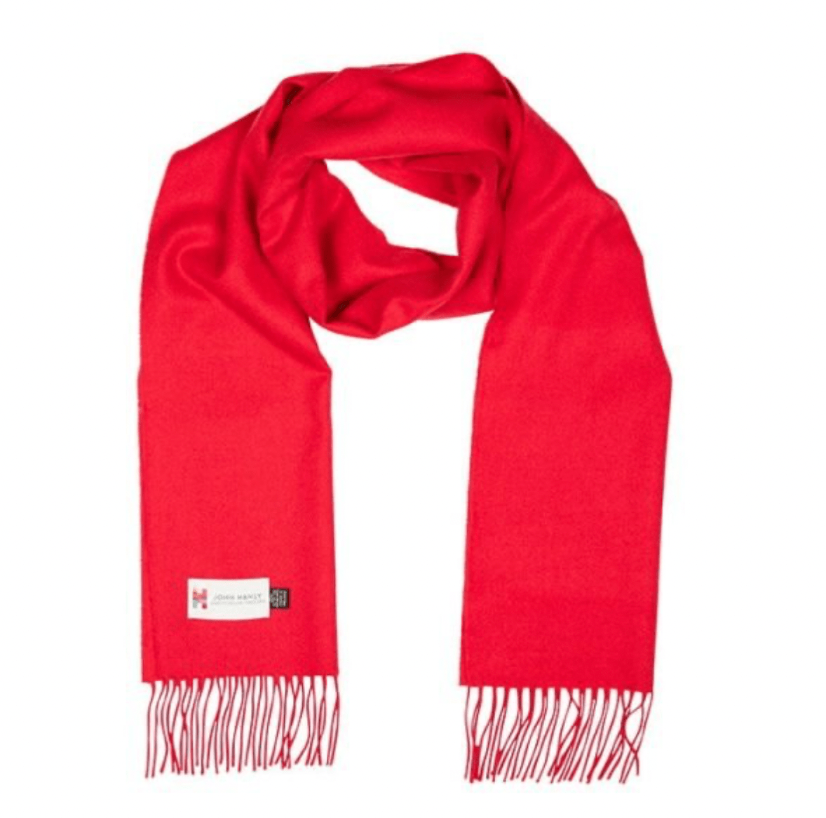 Merino Sjaal | Rood No. 114 - john hanly - Accessoires