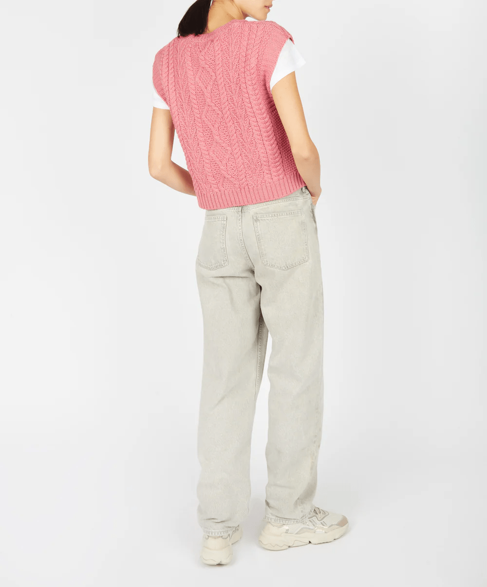 Pansy | Wollen Kabel Spencer - Irelands Eye - Truien