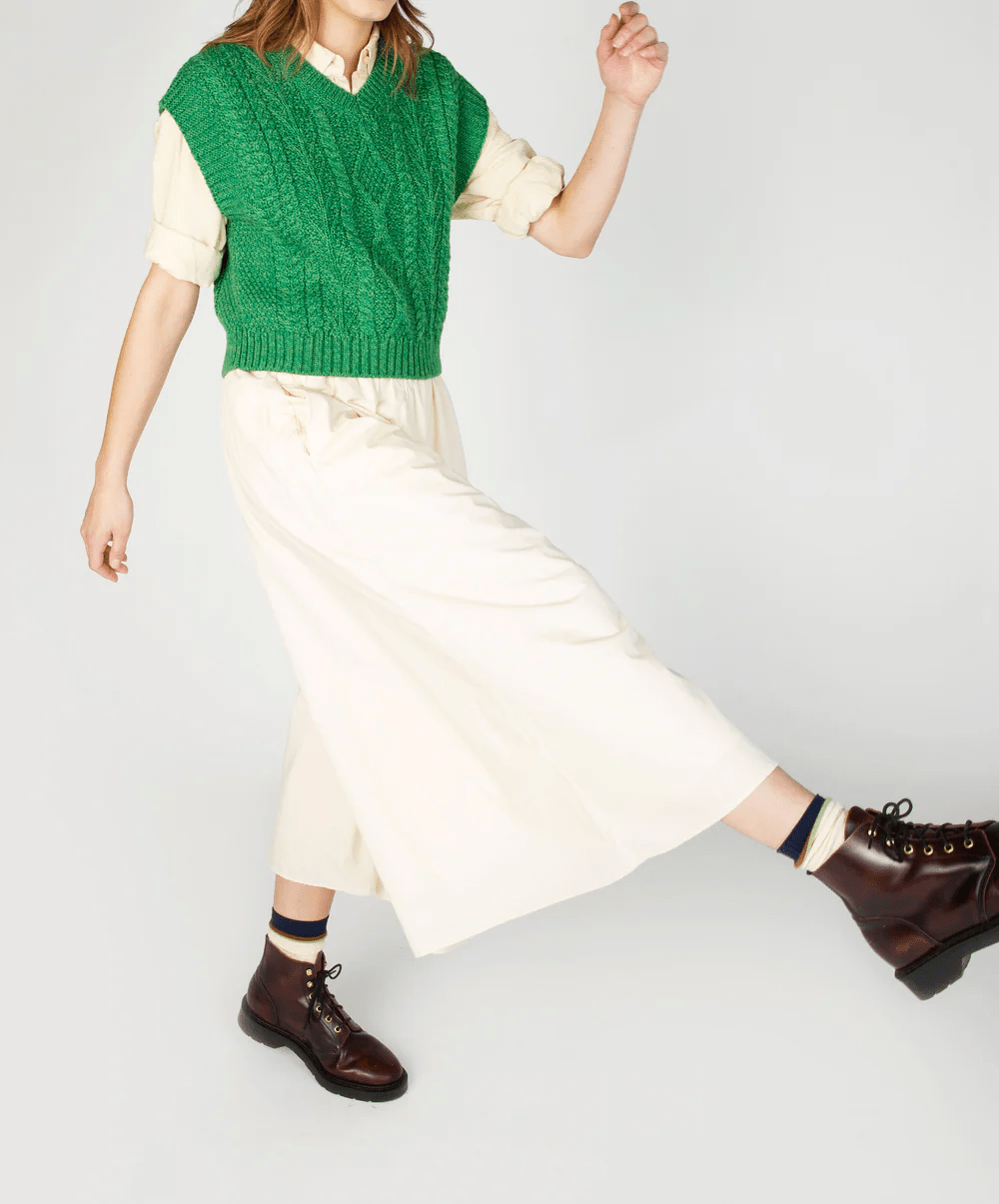 Sweetpea | Wollen Kabel Spencer - Irelands Eye - Truien