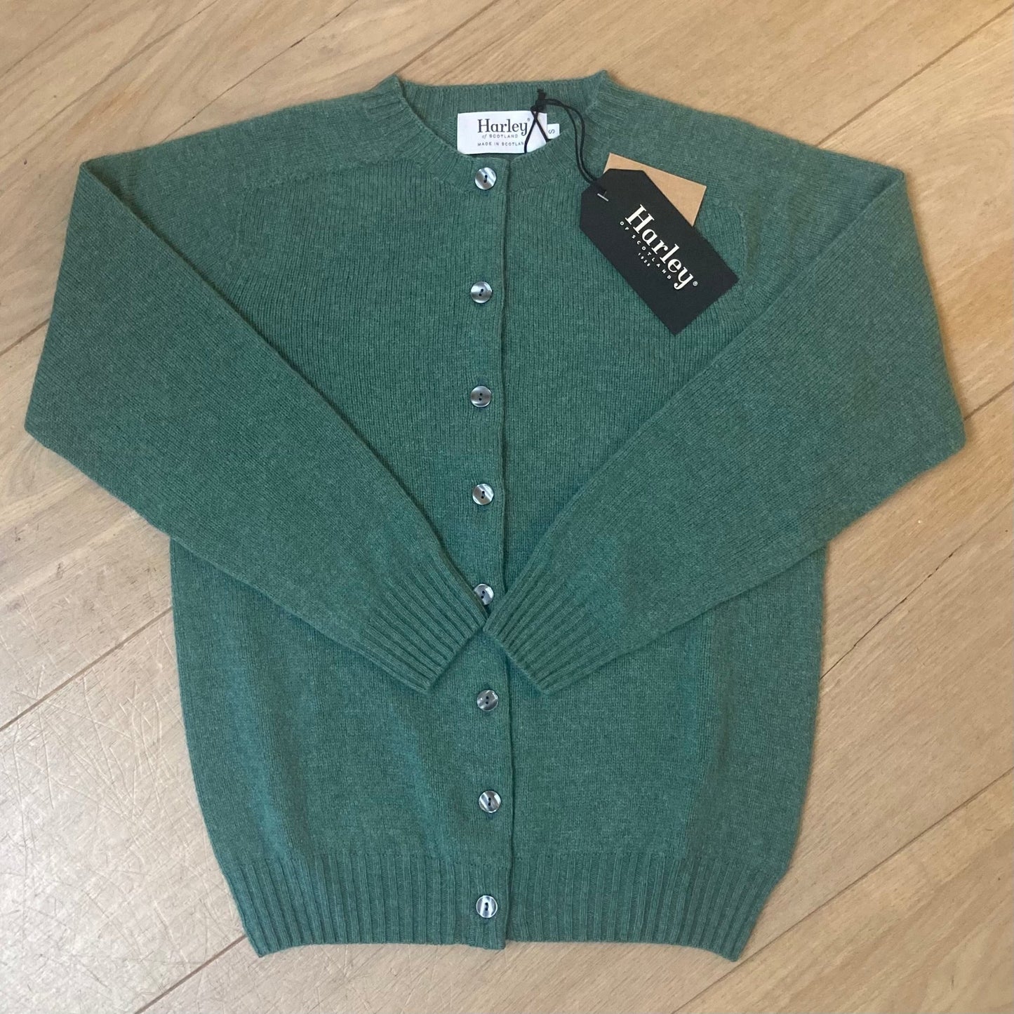 Vest | Zachte Lamswol | Oribe Green - Harley of Scotland - Vesten