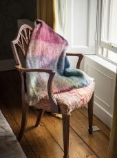 Wollen Mohair Plaid | Groen Rood Geblokt - John Hanly-Plaid