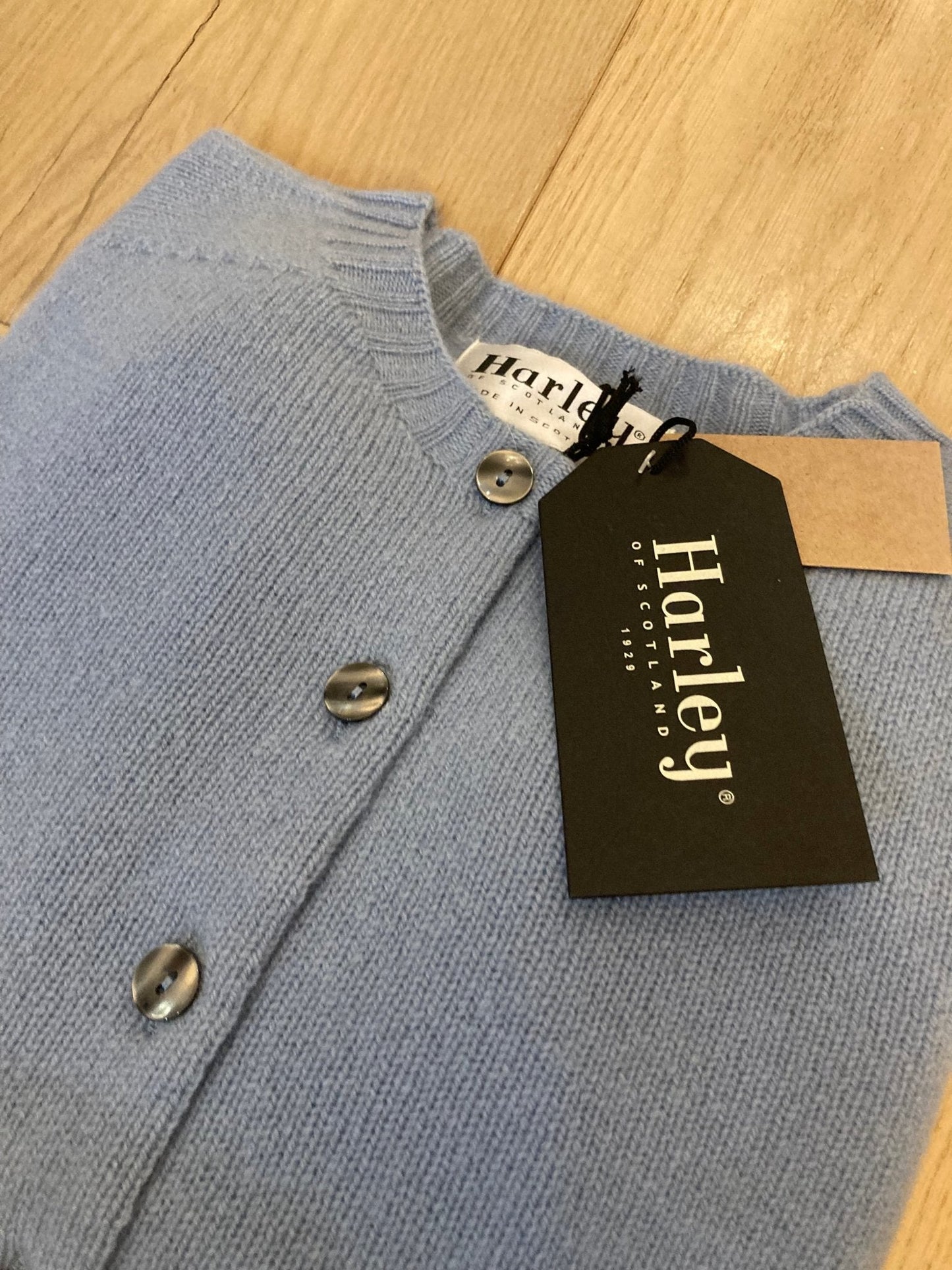 Wollen Vest | Extra Zachte Lamswol | Woad - Harley of Scotland - Vesten