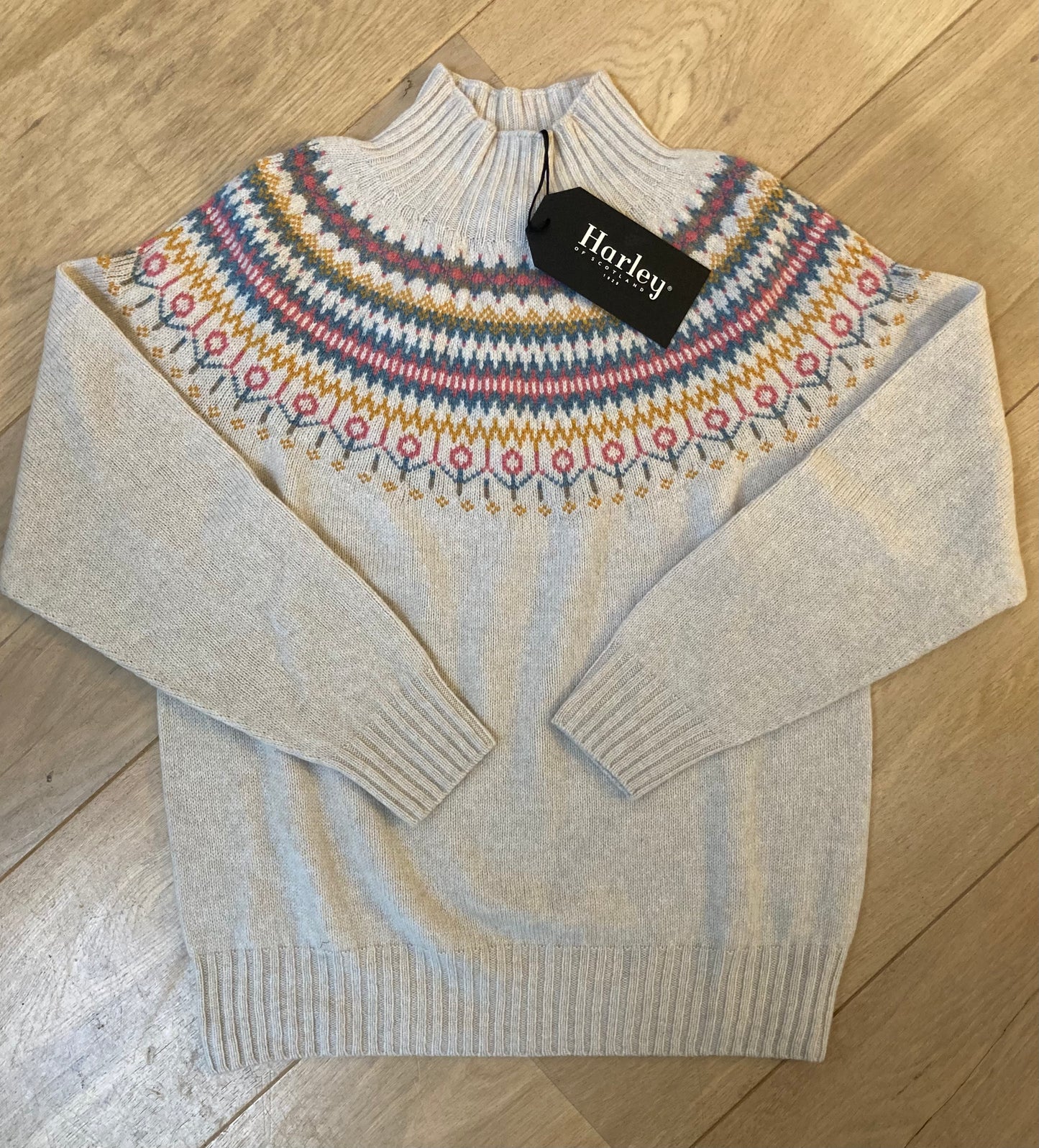 Wollen Trui | Fair Isle | Swansdown