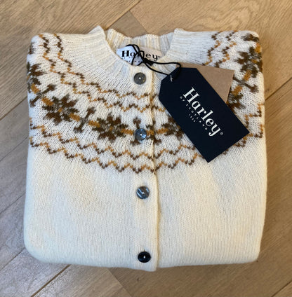 Wollen Vest | Fair Isle | Snow White