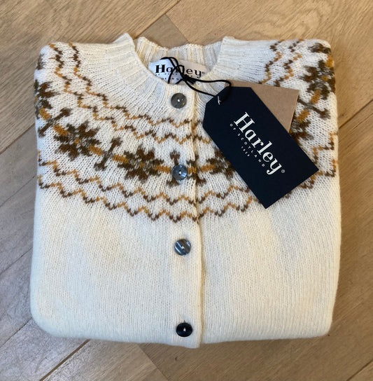 Wollen Vest | Fair Isle | Snow White