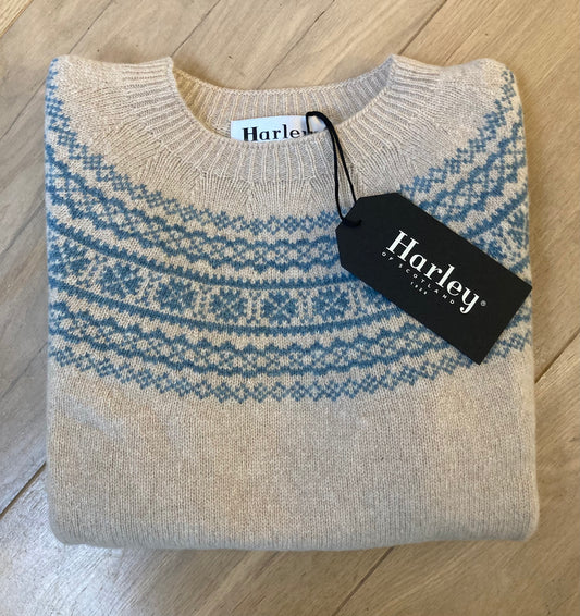 Wollen Trui | Fair Isle | Oatmeal