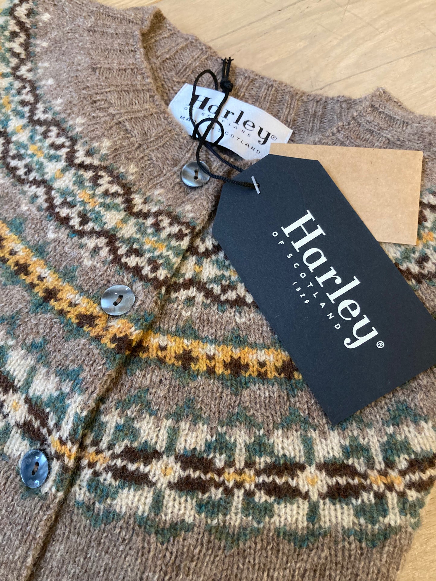 Wollen Vest | Fair Isle | Tundra