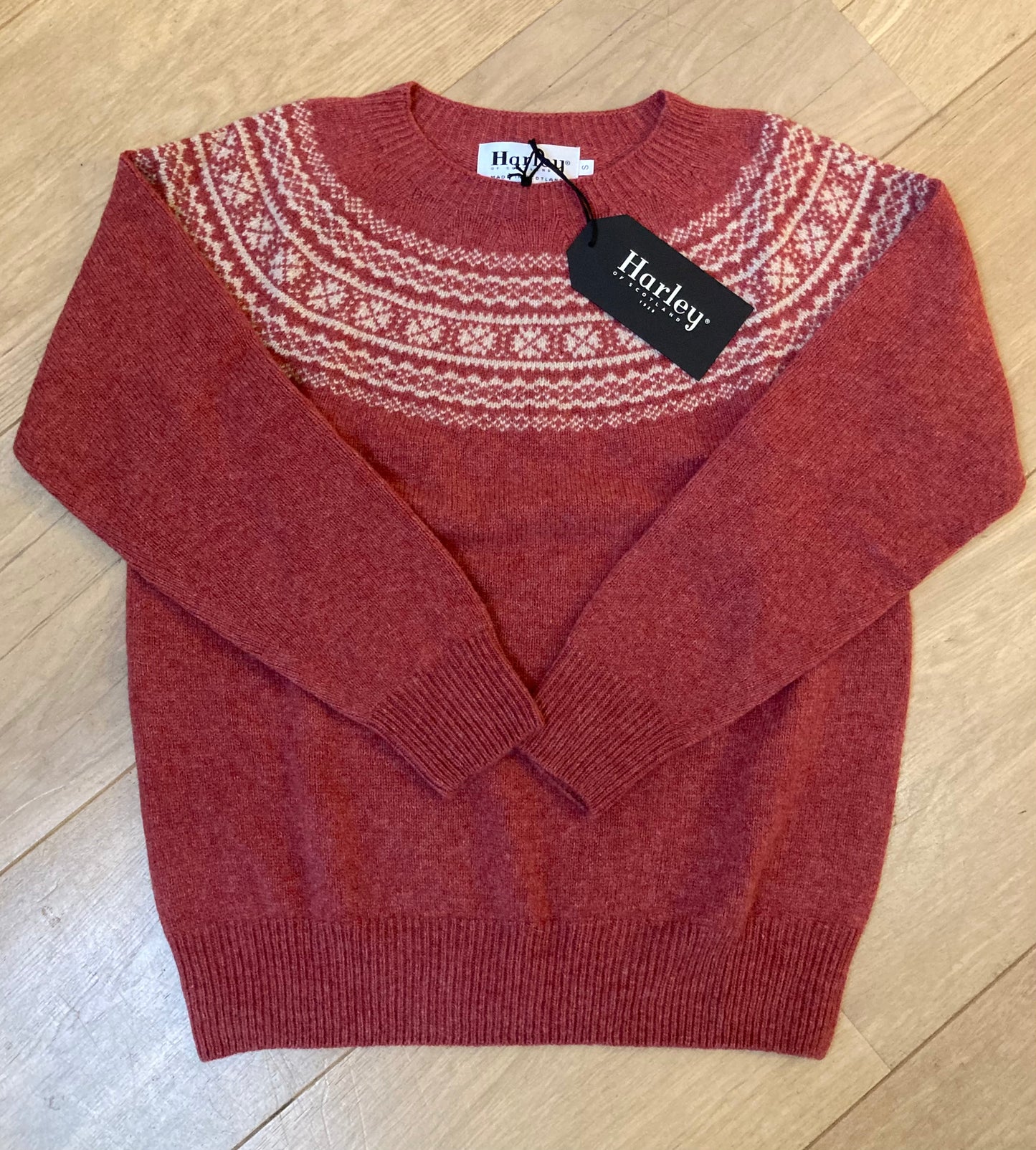 Wollen Trui | Fair Isle | Cinder