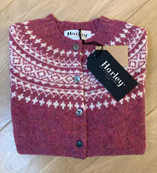 Wollen Vest | Fair Isle | Zinnia