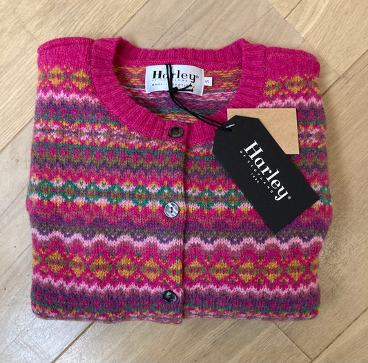 Wollen Vest | Fair Isle | Lipstick