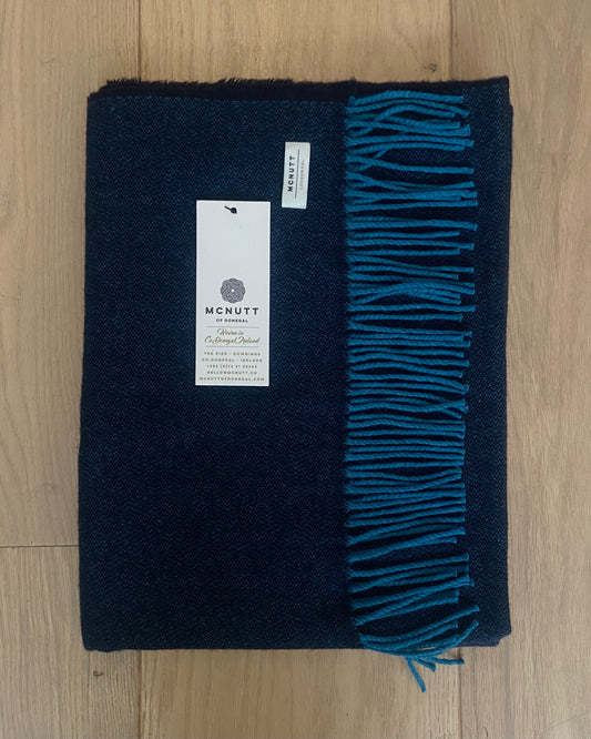 Wollen Sjaal | McNutt | Donkerblauw