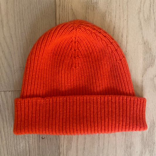 Wool Beanie | Orange