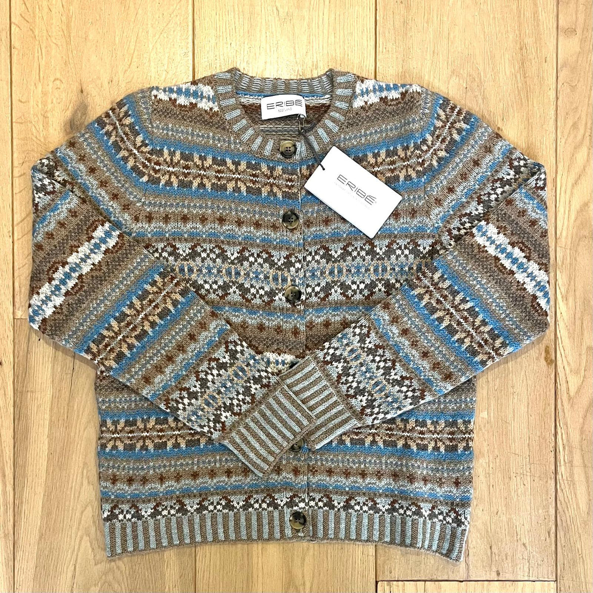 Eribé Kinross Wollen Vest Dames | Latte