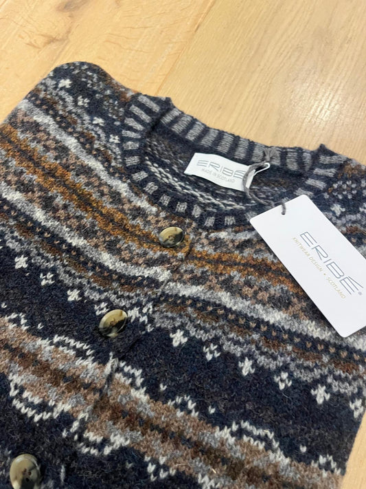 Eribé Westray Wollen Vest Dames | Caithness - Eribé Knitwear-Vesten