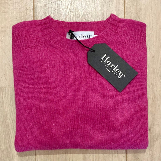 Gemêleerd Wollen Trui | Lipstick - Harley of Scotland - Truien