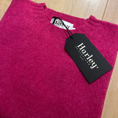 Gemêleerd Wollen Trui | Lipstick - Harley of Scotland - Truien