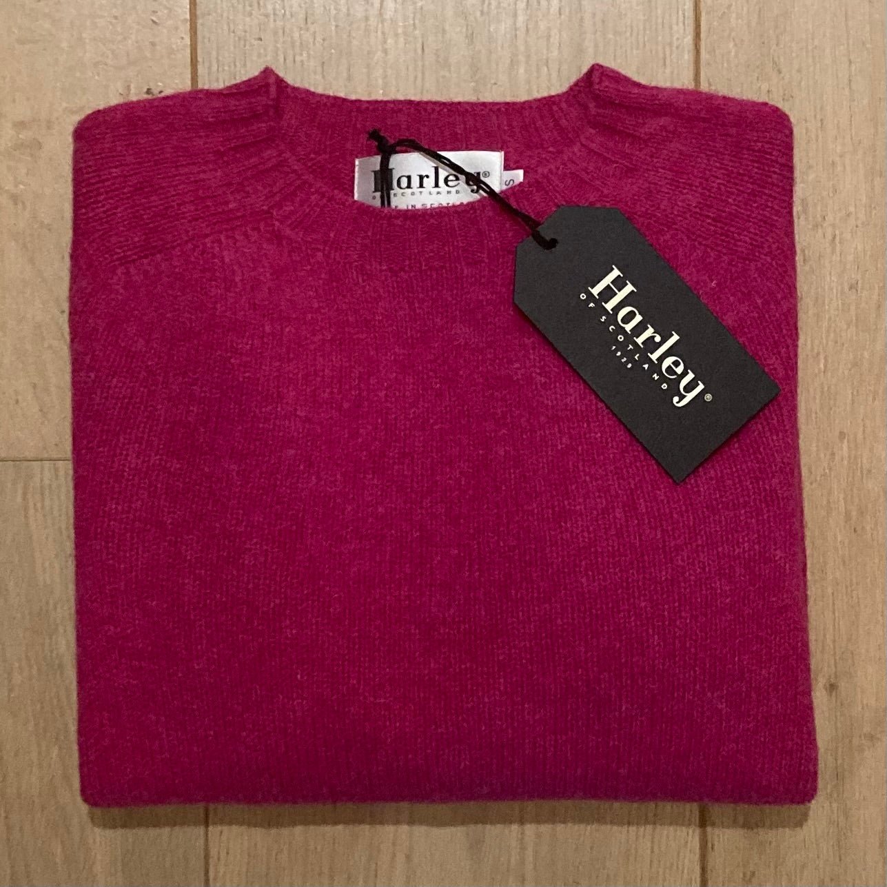 Gemêleerd Wollen Trui | Lipstick - Harley of Scotland - Truien