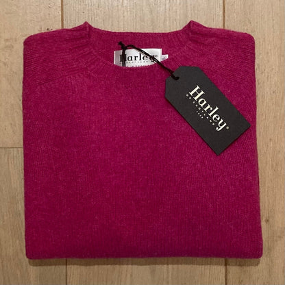 Gemêleerd Wollen Trui | Lipstick - Harley of Scotland - Truien