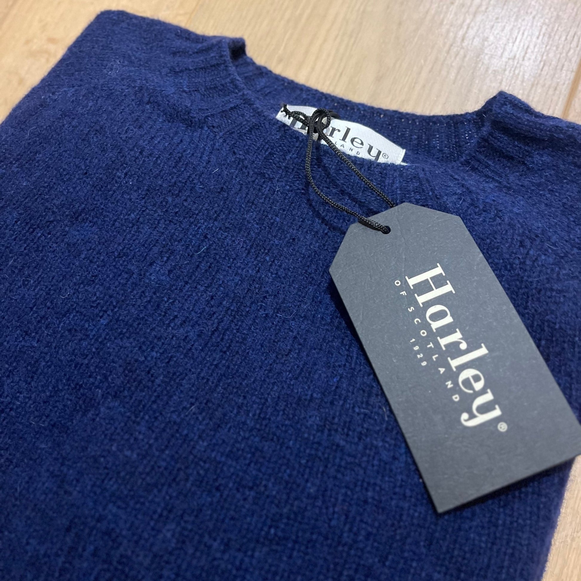 Gemêleerd Wollen Trui | Nightsky - Harley of Scotland - Truien