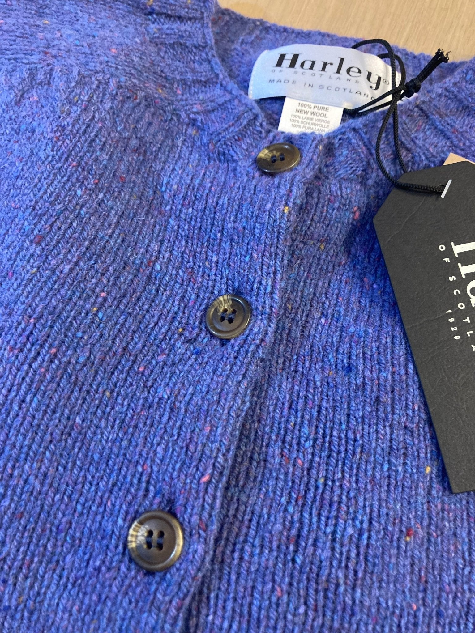 Gemêleerd Wollen Vest | Vatersay - Harley of Scotland - Vesten