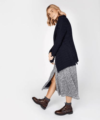 Glenross Waterfall | Lang Vest - Irelands Eye Knitwear - Vesten