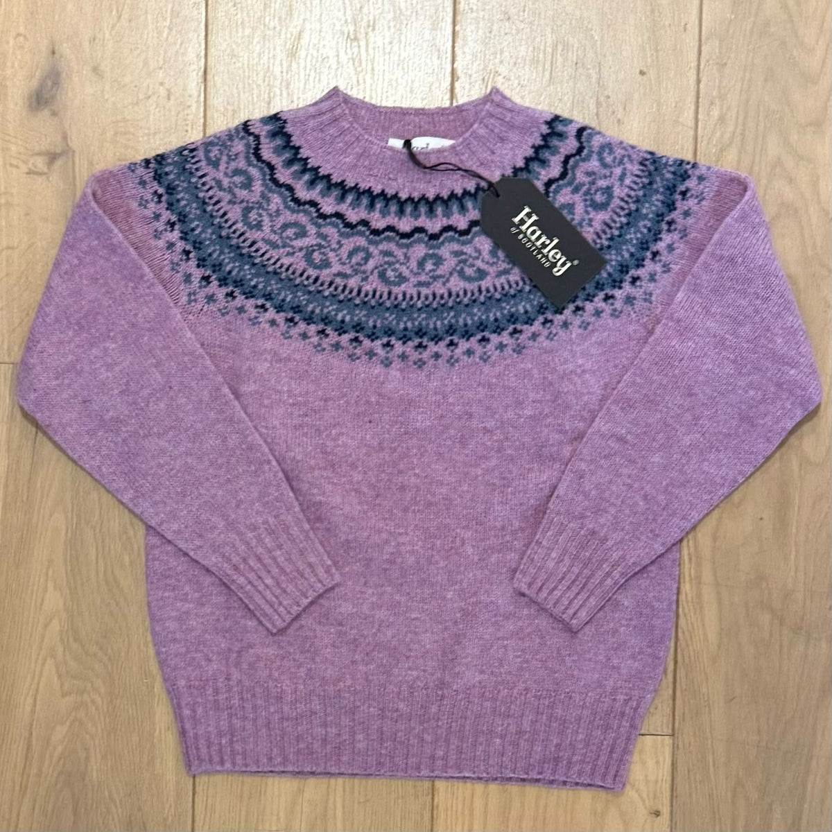 Harley of Scotland Fair Isle Trui Dames | Sweetpea - Harley of Scotland-Vesten
