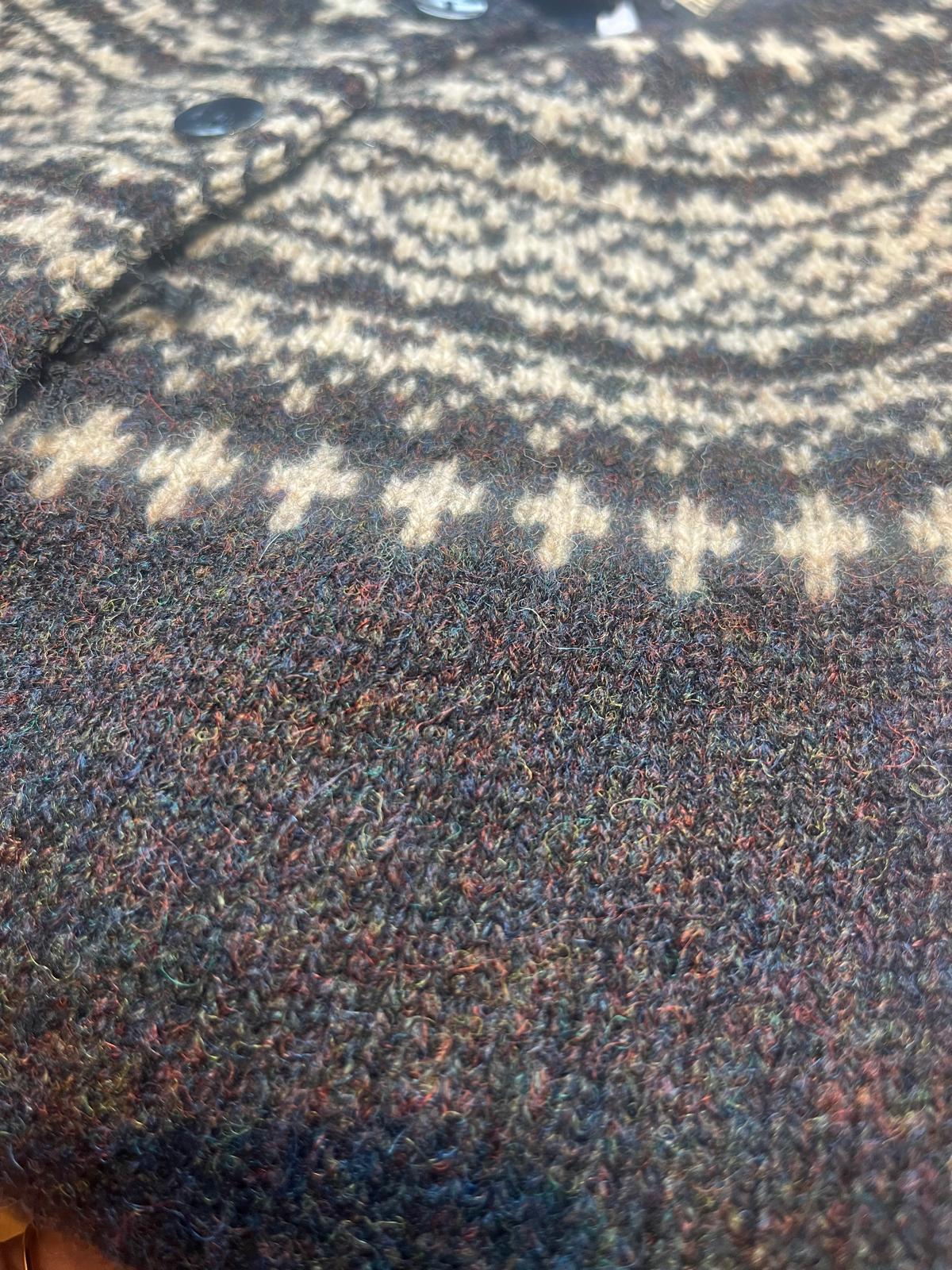 Harley of Scotland Fair Isle Vest Dames | Charcoal/Cameo - Harley of Scotland-Vesten