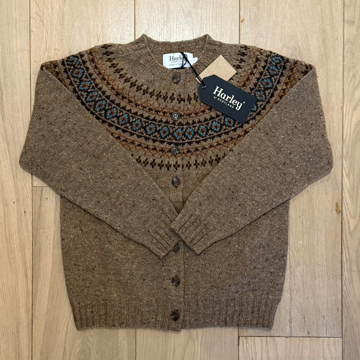 Harley of Scotland Fair Isle Vest Dames | Knoydart - Harley of Scotland-Vesten