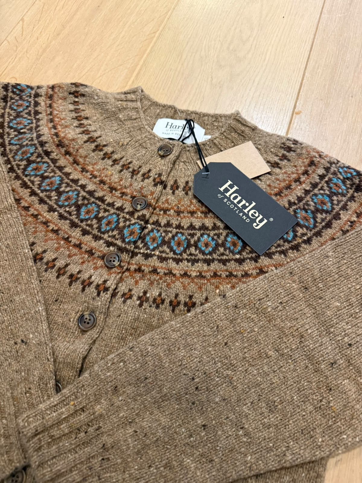Harley of Scotland Fair Isle Vest Dames | Knoydart - Harley of Scotland-Vesten