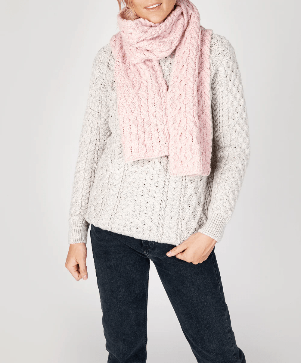 Luxe Aran Sjaal - Irelands Eye - Accessoires