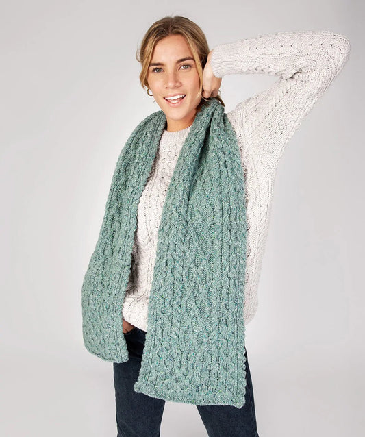 Luxe Aran Sjaal - Irelands Eye - Accessoires
