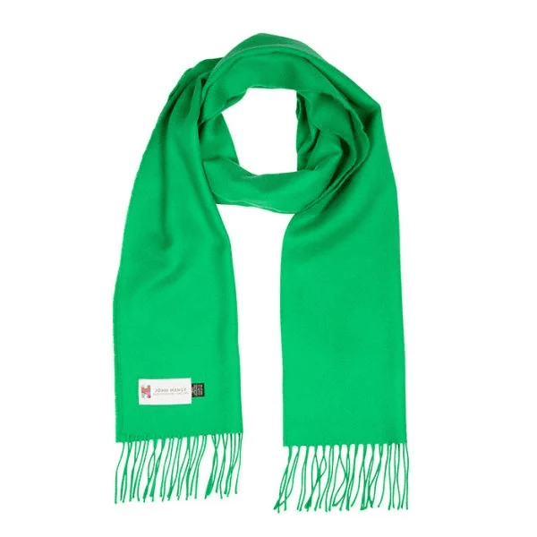 Merino Sjaal | Kelly Green No. 163 - john hanly - Accessoires