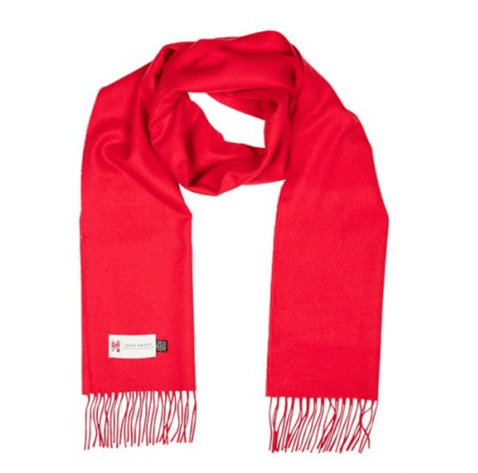 Merino Sjaal | Rood No. 114 - john hanly - Accessoires