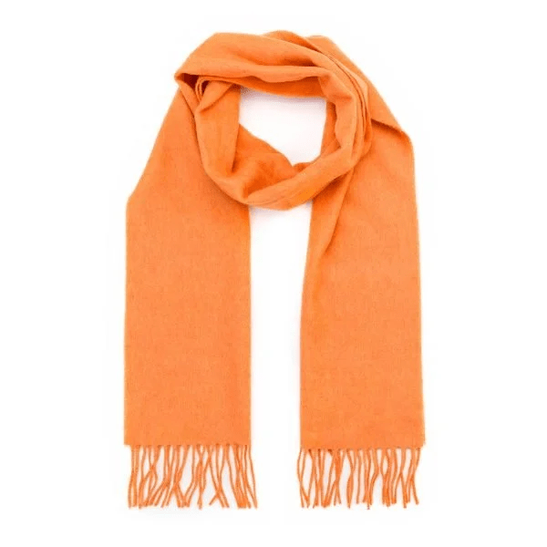 Merino Sjaal | Tangerine No. 128 - john hanly - Accessoires