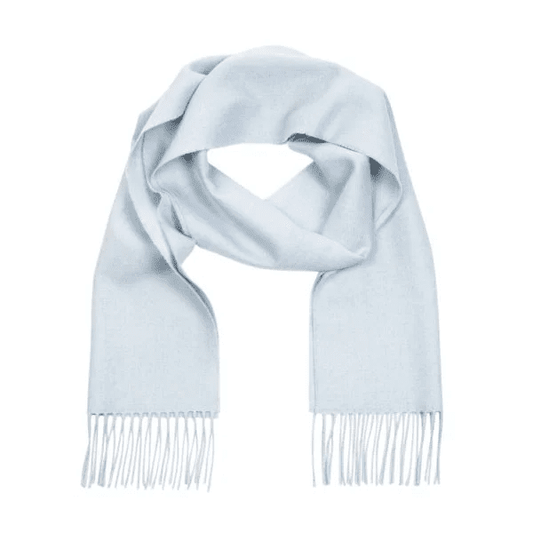 Merino Sjaal | Zacht Blauw No. 157 - john hanly - Accessoires