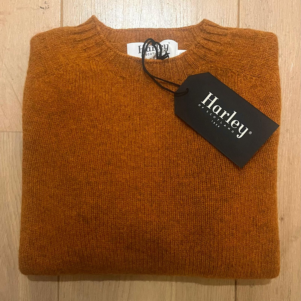Trui | Virgin Wool | Amber - Harley of Scotland-Truien