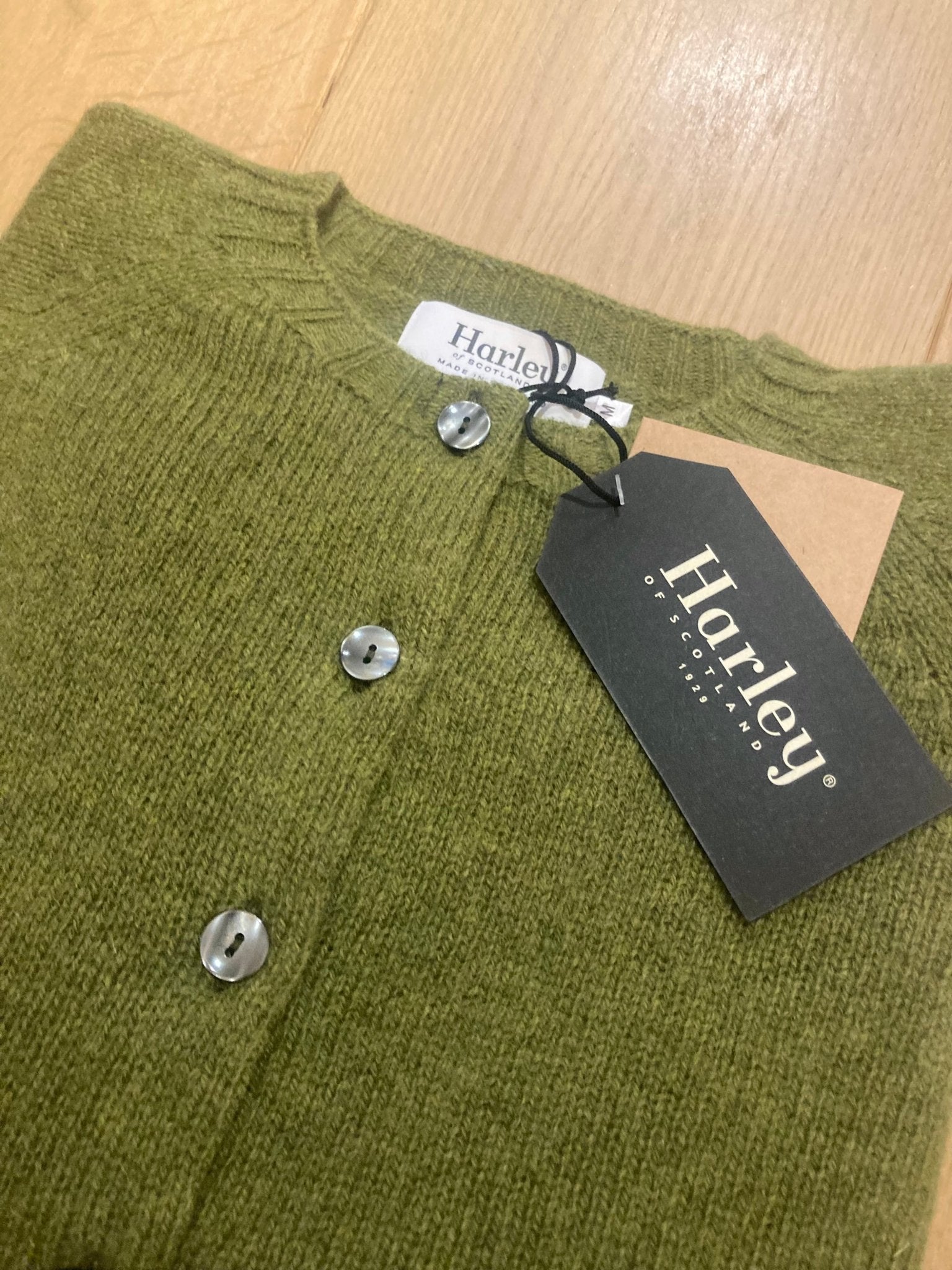 Vest | Kale | Virgin Wool - Harley of Scotland - Truien