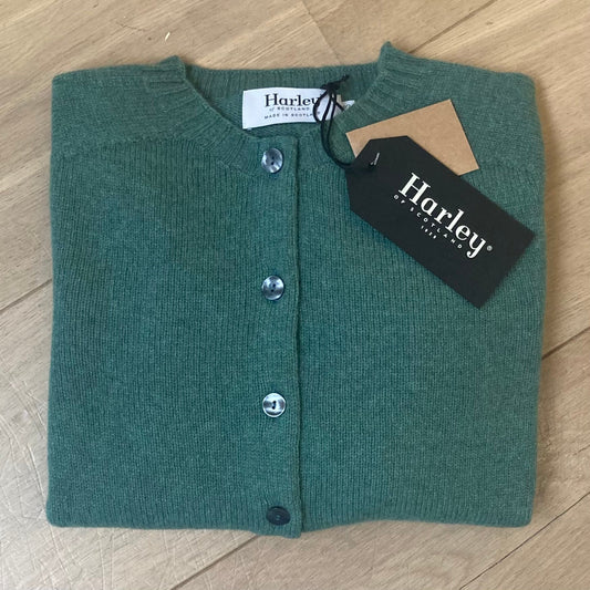 Vest | Zachte Lamswol | Oribe Green - Harley of Scotland - Vesten