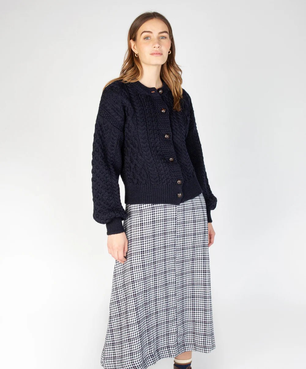 Wollen Vest | Clover Cropped - Irelands Eye Knitwear - Vesten