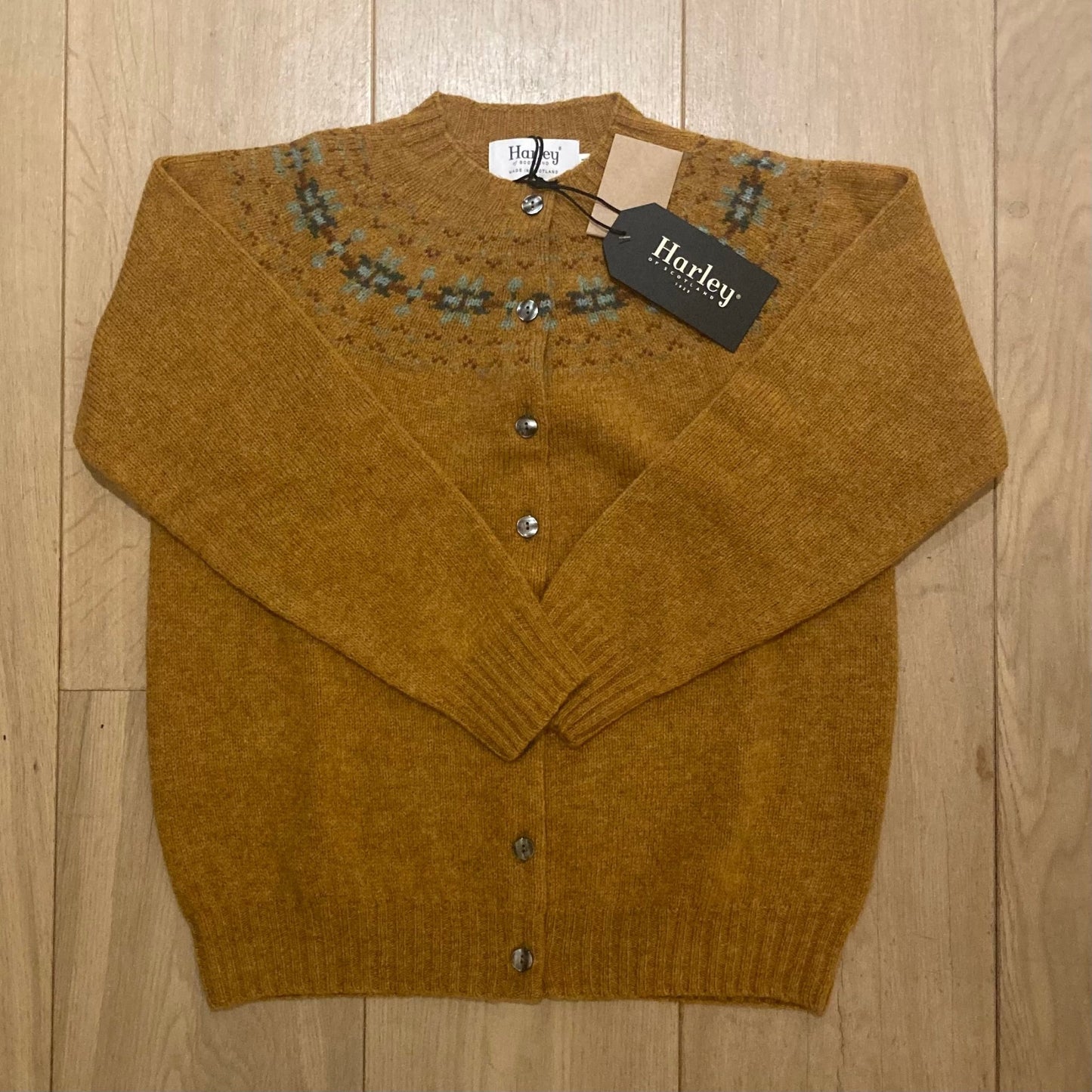 Wollen Vest | Dames | Fair Isle Patroon - Harley of Scotland - Vesten