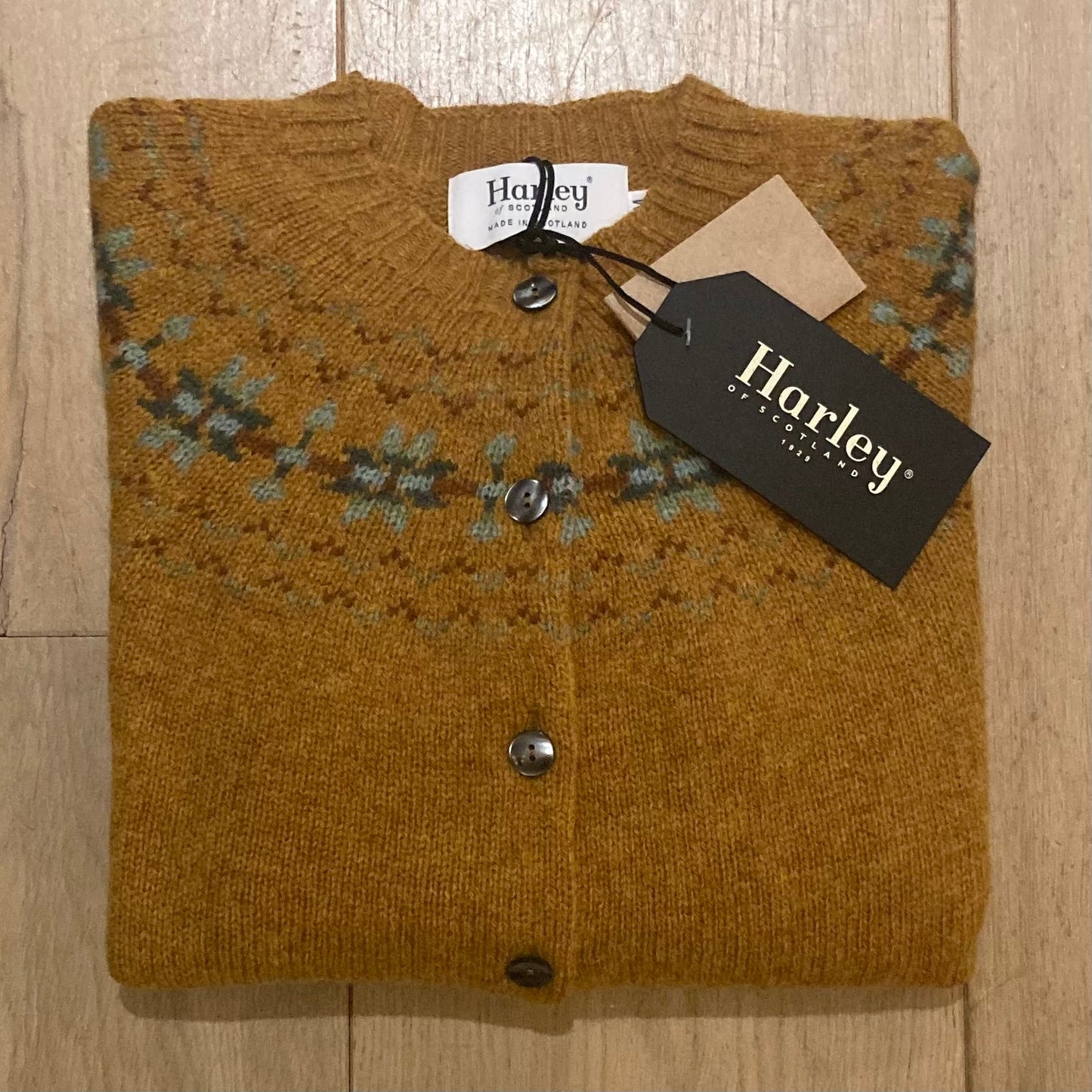 Wollen Vest | Dames | Fair Isle Patroon - Harley of Scotland - Vesten