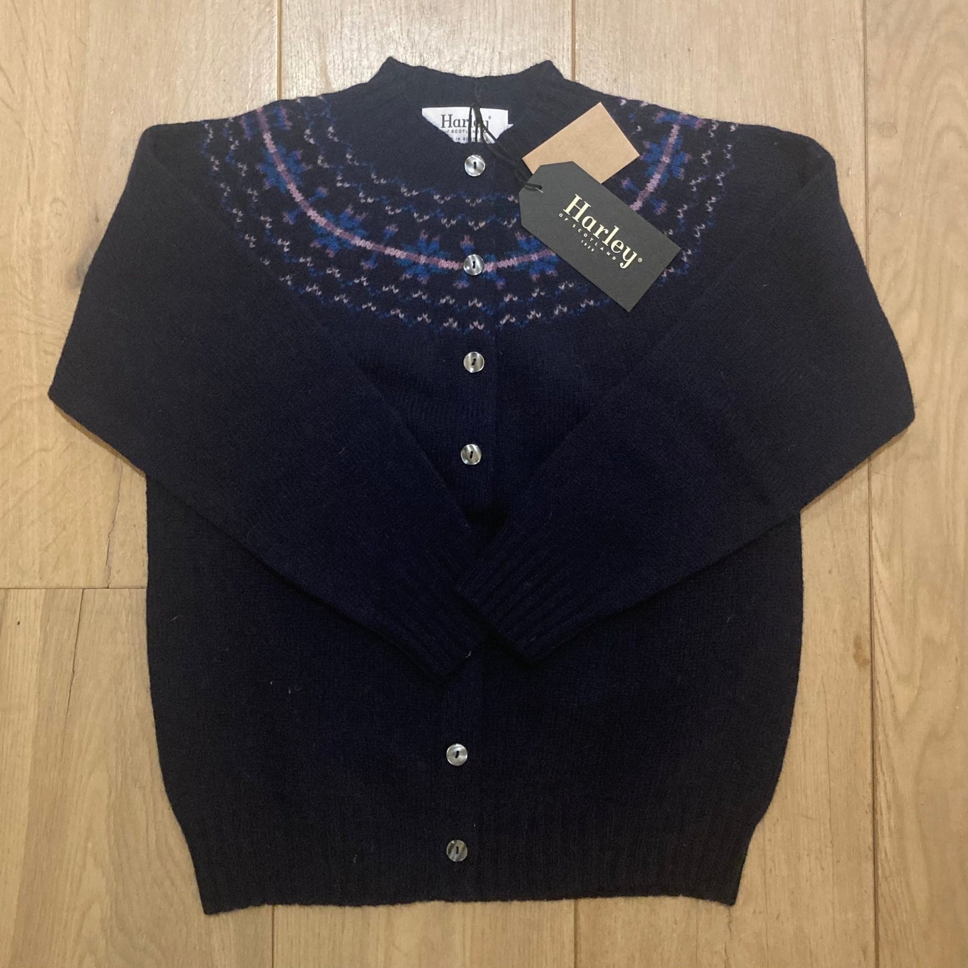 Wollen Vest | Dames | Fair Isle Patroon - Harley of Scotland - Vesten