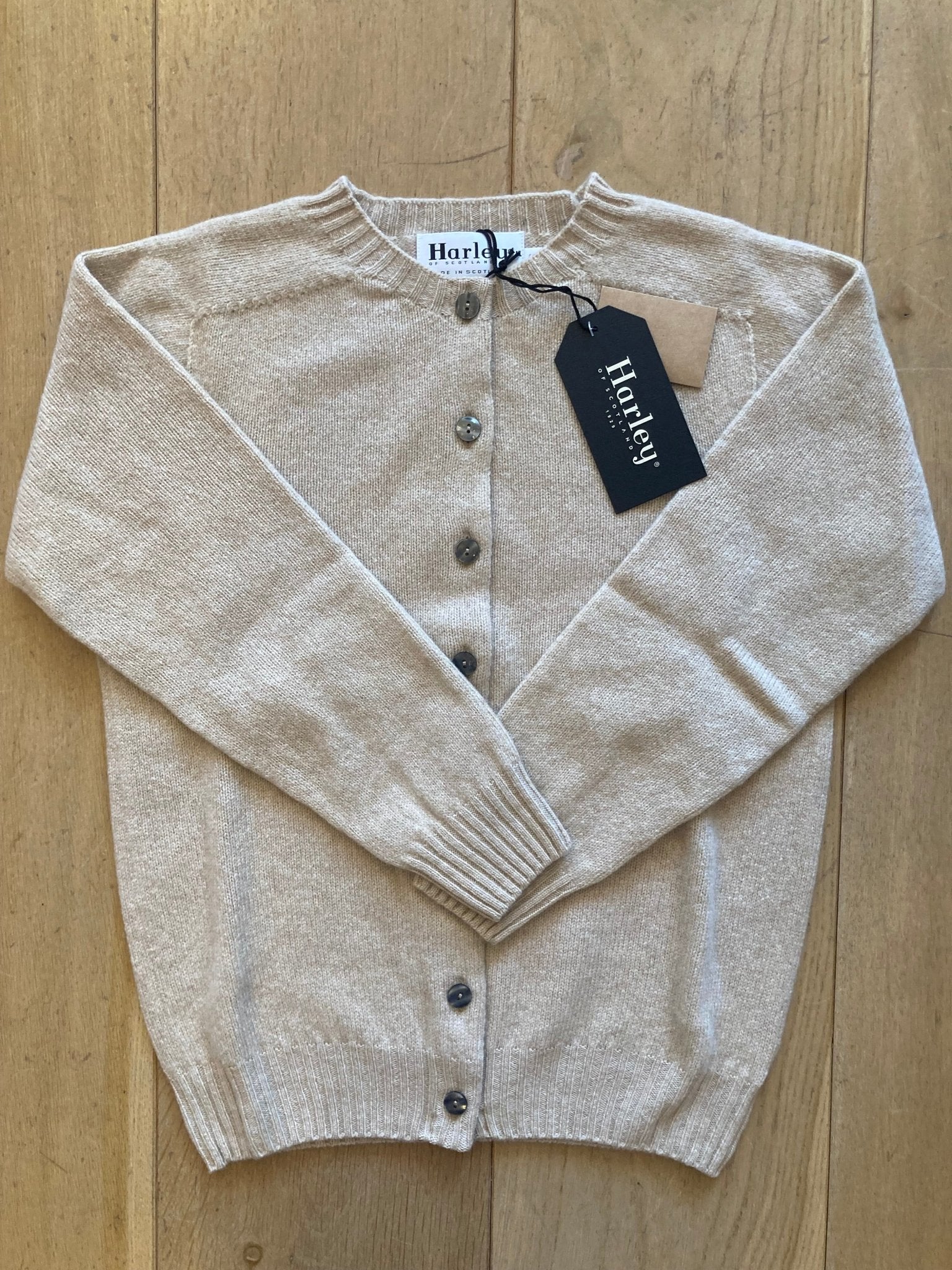 Wollen Vest | Extra Zachte Lamswol | Oatmeal - Harley of Scotland - Vesten