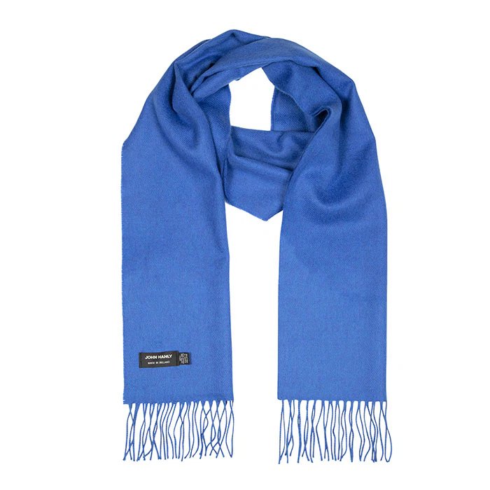 Merino Sjaal | Licht Blauw - john hanly-Accessoires