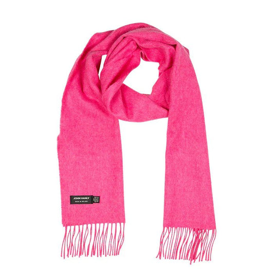 Merino Sjaal | Roze - john hanly-Accessoires